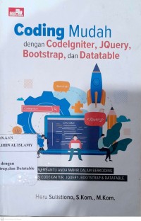 Image of Coding Mudah dengan Codelgniter,JQuery,Bootstrap dan DataTable