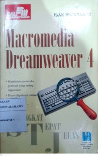 Image of Macromedia Dream Weaver 4